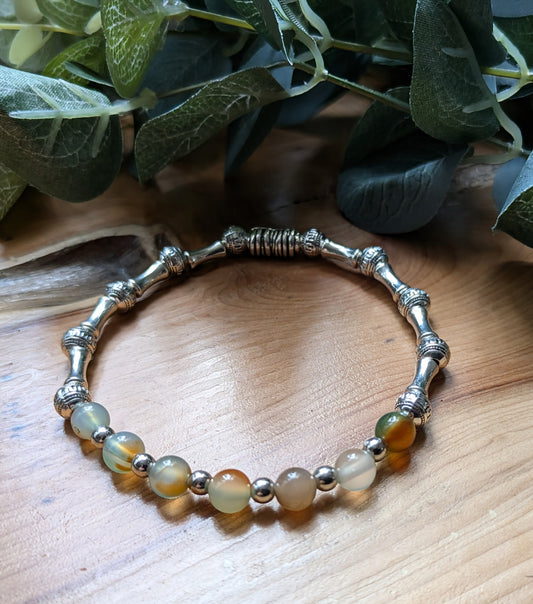 Earthstone Silver Bracelet
